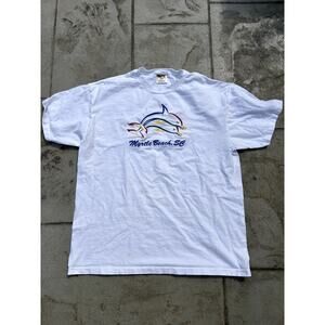 Myrtle Beach SC Dolphin Vintage T Shirt - Used Condition
